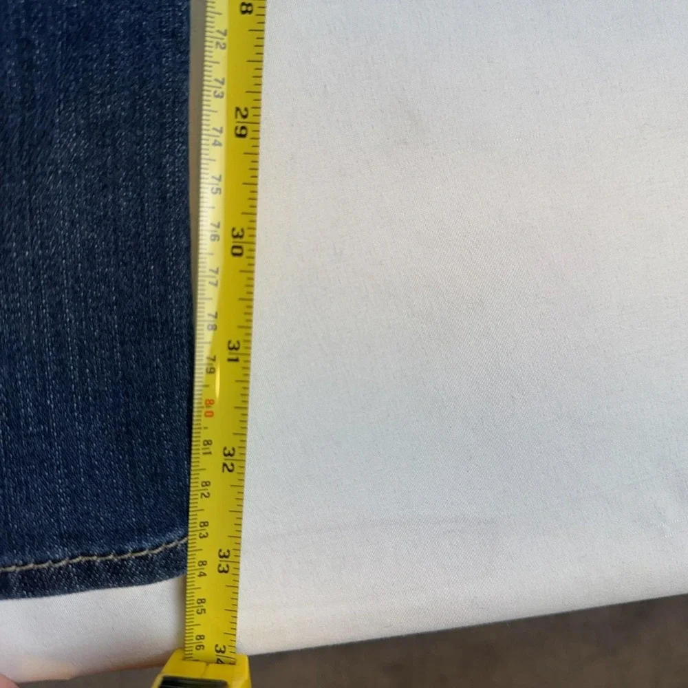 True Religion Jeans Mens 40x32 Blue Med Wash Relaxed Straight Denim Made In USA